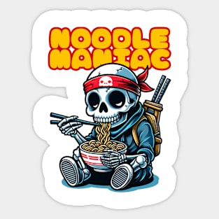 Skeleton Noodle Sticker
